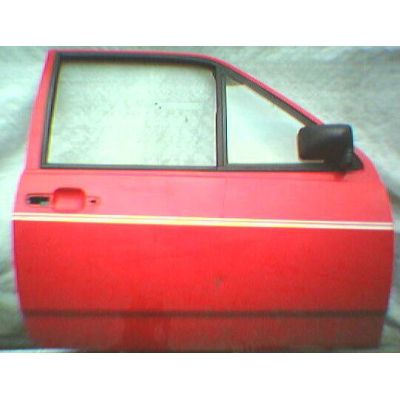 Tür VW Polo / Derby 2 86C .1 2 / 3T / R rot - 9.83 - 8.90 - gebraucht | MAV - [ 3634 ]