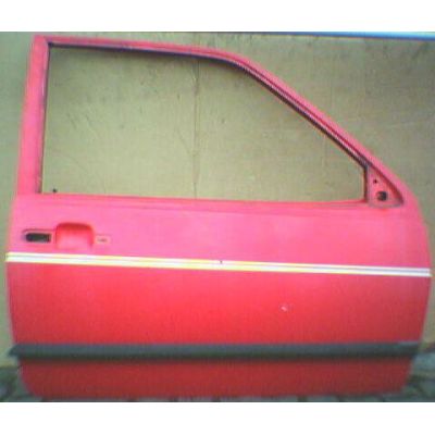 Tür VW Polo / Derby 2 86C .1 2 / 3T / R rot - 9.83 - 8.90 - gebraucht | MAV - [ 3633 - rot - 1 ]