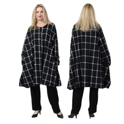AKH Fashion Fleece-Jacken Lagenlook große Größen | AKH0056.S6570F
