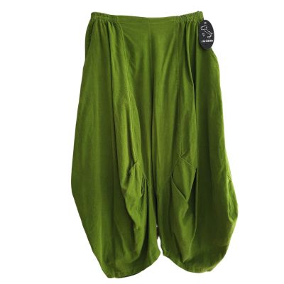 LAGENLOOK grüne Ballon HOSE Barbara Speer Design | NC6484-gruen