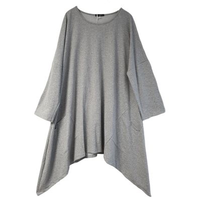 New Collection graue Tunika-Shirts Baumwolle - Grau, Einheitsgröße-Maßangaben beachten, Baumwolle | 10360-NC91772