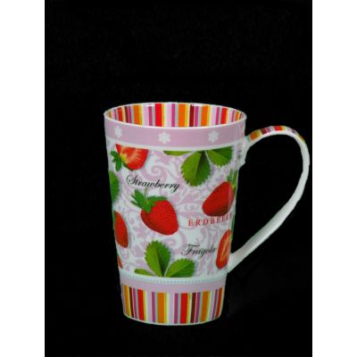 Becher Dekor Erdbeere, Brillantporzellan | 4362 / EAN:4260146744428