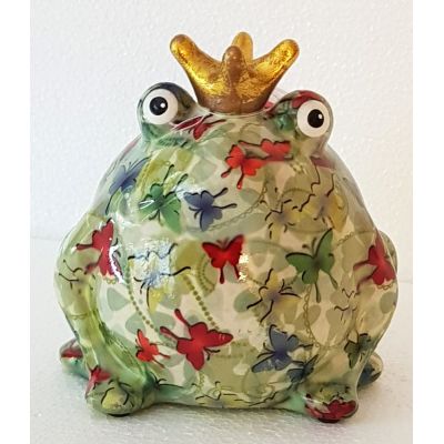 Pomme Pidou Frosch Freddy, Greenline, Design Schmetterlinge | 14800028F / EAN:5420025314497