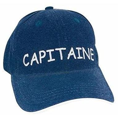 Capitaine BASECUP Cap Schirmmütze Baumwolle Bestickt- Marineblau | 3083015919
