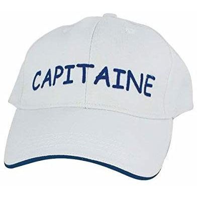 Capitaine BASECUP Cap Schirmmütze Baumwolle Bestickt- weiß/blau | 3083010719