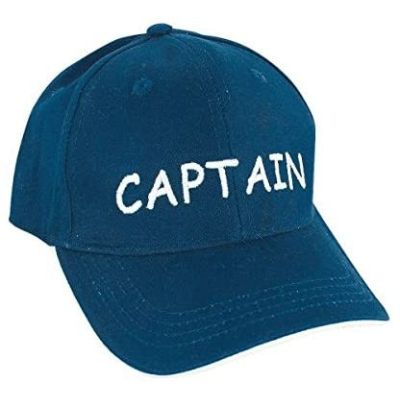 Captain BASECUP Cap Schirmmütze Baumwolle Bestickt- Marineblau | 3083024064