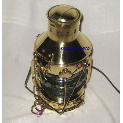 **Große Massive Ankerlampe - Messing H 48 cm- elektrisch | 1092758695
