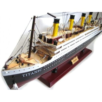 Großes Modell- Titanic- Schiffsmodell aus Holz- Gewicht 6000 g | 3083046054