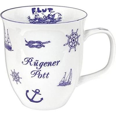 Jumbo Porzellan- Tasse, Kaffeepott, Becher- maritim Rügen -deutsches Produktdesign | 3118908679