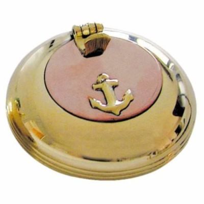 Maritimer Taschen- Aschenbecher - Messing/Kupfer Zigarettenablage 5 cm | 2488805045