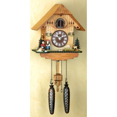 Orig. Schwarzwald-Kuckucksuhr-Schwarzwaldhaus Pärchen -Cuckoo Clock-handmade Germany Black Forest ( | 1397951405