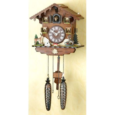 Orig. Schwarzwald-Kuckucksuhr-Schwarzwaldhaus Waldtiere -Cuckoo Clock-handmade Germany Black Forest | 1397955760