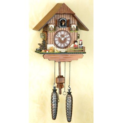 Orig.Schwarzwald-Kuckucksuhr-Schwarzwaldhaus/Pärchen -Cuckoo Clock-handmade Germany Black Forest ( | 1397962510