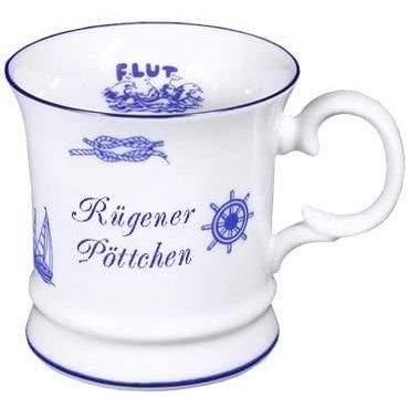 Porzellan- Tasse, Kaffeepott, Becher - Rügen- maritim -deutsches Produktdesign | 3118617559
