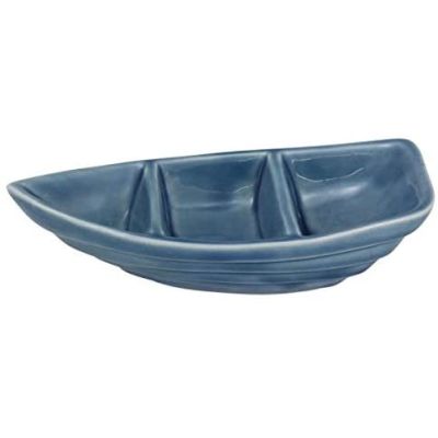 Ruderboot- glasiert- Maritime Deko- Figur | 3083946469
