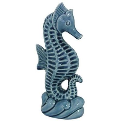 Seepferdchen- glasiert- Maritime Deko- Figur | 3083949174
