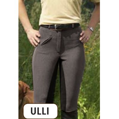 Anthrazit/schwarz, 40 - Damenreithose Classic Touch Ulli, Vollbesatz | 710-112-06