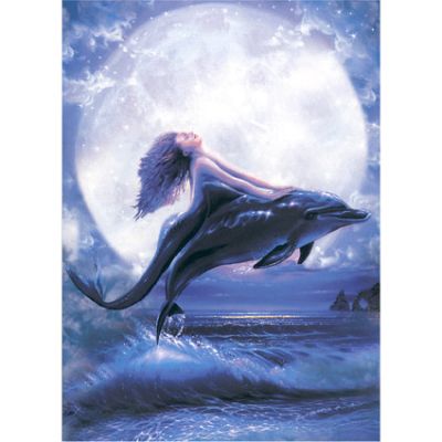 Grußkarte Tree Free Meerjungfrau "Moonlight Mermaid" | 10386-TF