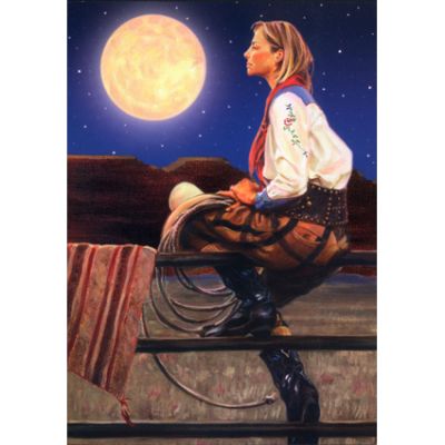 Grußkarte Tree Free "Cowgirl Moon" | 62002-TF