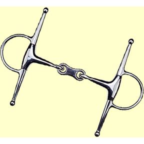 Knebeltrense Bristol, doppelt gebrochen, 11,5 cm | 605-769-115