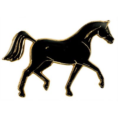 Pferde-Pin Araber Trab Rappe | 20616R-26
