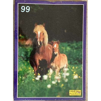 Pferdepuzzle 99 Teile Stute und Fohlen | 6021-3