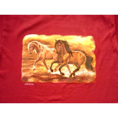 T-Shirt Kinder Spanische Pferde: Mestena, Gr. 140, Atelier Bötzel | BOEZ-MES