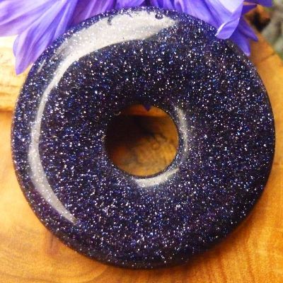 Donut Goldfluss blau-violett (Blaufluss), 30 mm | 146-2202