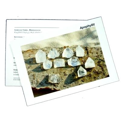 Infokarte / Mineralienkarte Apophyllit | 810-11014