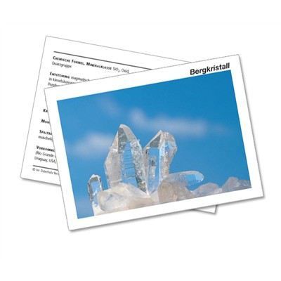 Infokarte / Mineralienkarte Bergkristall | 810-11023