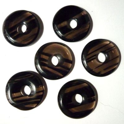 Nr. 3 - Donut Lamellen-Obsidian, 30 mm | 146-1505