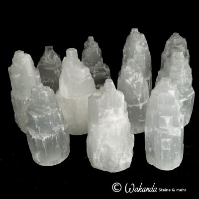 Stein 1 - Selenit Kristall Türmchen klein | 313-1501
