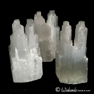 Türmchen Nr 4 - Selenit Kristall Doppel-Türmchen klein | 313-1502