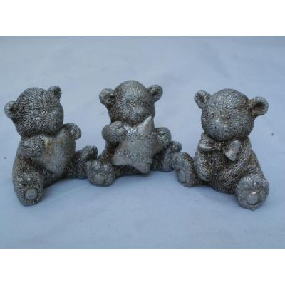 3 kleine Teddybären, 5 cm | 466 / EAN:4019581411521
