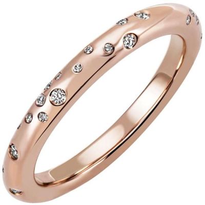 50 - Damen Ring 585 Gold Rotgold Ros©gold, 34 Diamanten | 50445 / EAN:4053258350546