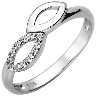 50 - Damen Ring 925 Sterling Silber, 12 Zirkonia | 52672 / EAN:4053258501993