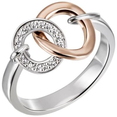 50 - Damen Ring 925 Sterling Silber 18 Zirkonia | 53485 / EAN:4053258521885