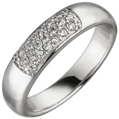 50 - Damen Ring 925 Sterling Silber mit 19 Zirkonia | 51991 / EAN:4053258466384