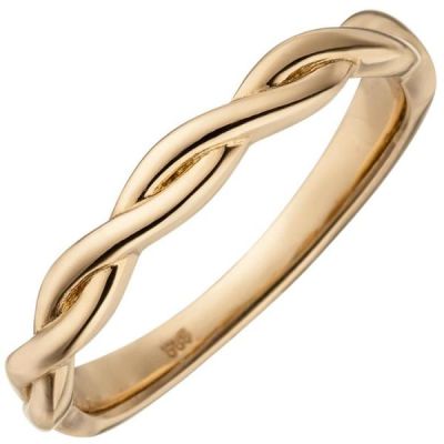 50 - Damen Ring geflochten 585 Gold Rotgold Rotgoldring | 50693 / EAN:4053258353707