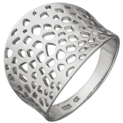 52 - Damen Ring 17,5 mm breit 925 Sterling Silber | 52274 / EAN:4053258458778