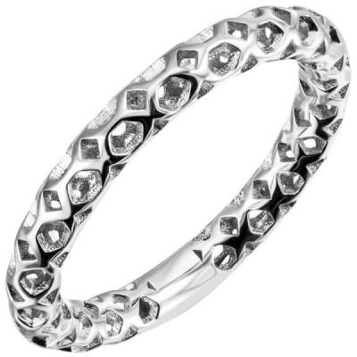52 - Damen Ring 925 Sterling Silber 3,1 mm beit | 51795 / EAN:4053258454732