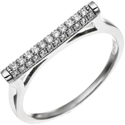 52 - Damen Ring 925 Sterling Silber mit 35 Zirkonia | 48629 / EAN:4053258327418