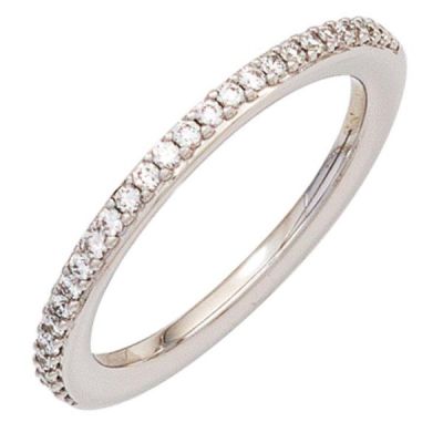 52 - Damen Ring aus 585 Weißgold 26 Diamanten 0,21ct. | 42079 / EAN:4053258243756