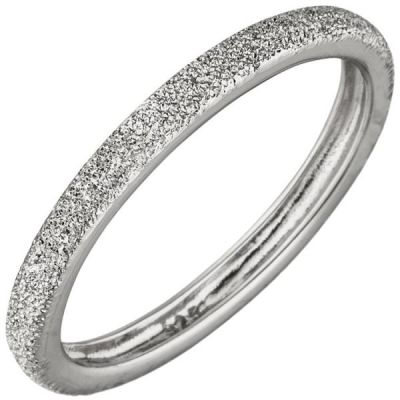 52 - Damen Ring schmal 925 Sterling Silber mit Struktur | 51971 / EAN:4053258465127