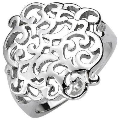 54 - Damen Ring aus 925 Sterling Silber 19,5 mm breit | 52755 / EAN:4053258505816