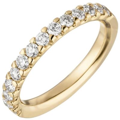 56 - Damen Ring 585 Gold Gelbgold 14 Diamanten 0,56ct. | 51774 / EAN:4053258461044