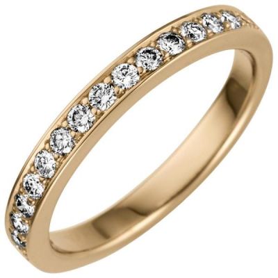 58 - Damen Ring 585 Gold Gelbgold 17 Diamanten 0,50ct. | 51763 / EAN:4053258455012