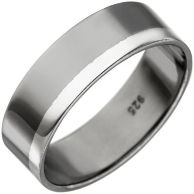 60 - Ring 925 Sterling Silber anthrazit rhodiniert | 48596 / EAN:4053258330265