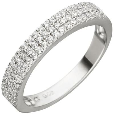 62 - Damen Ring 925 Sterling Silber mit 69 Zirkonia | 49146 / EAN:4053258341292