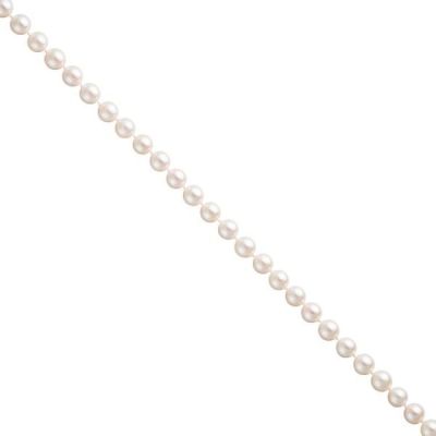 Akoya Perlen Schnur weiß Durchmesser ca. 7-7,5 mm ohne Schließe | 45287